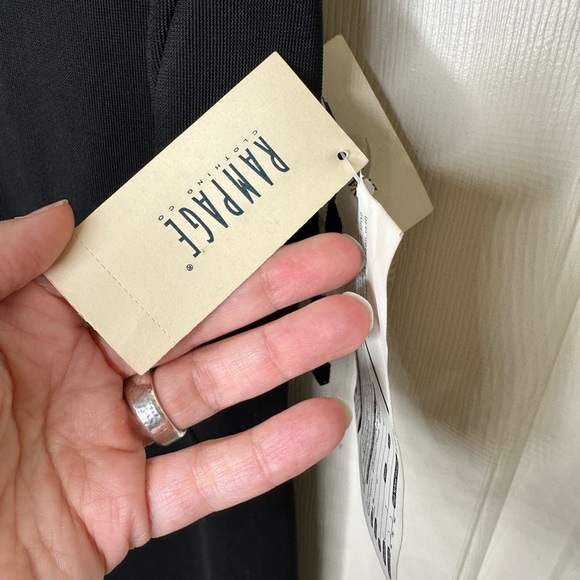 Vintage Y2K Rampage Stretchy Knit Maxi Dress Sheer Waist Halter Neckline Size 7 - Picture 13 of 14